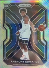 Anthony Edwards 2020-21 Panini Prizm #258 Silver Prizm